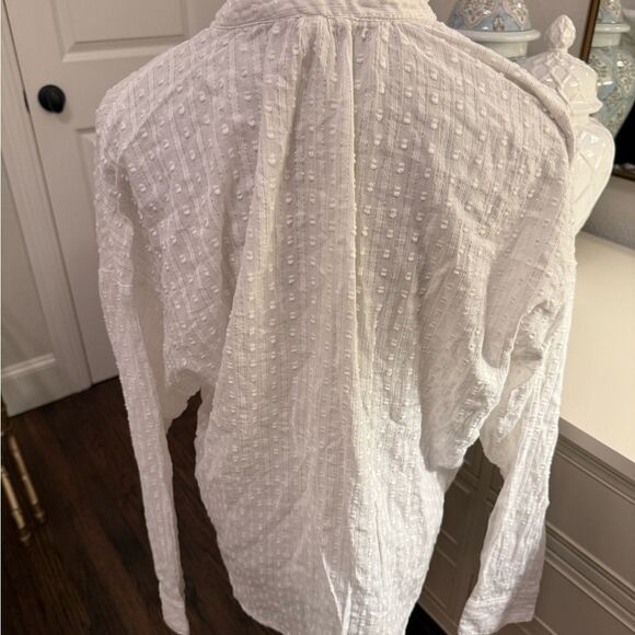 Pilcro White Textured Blouse - Picture 8 of 10